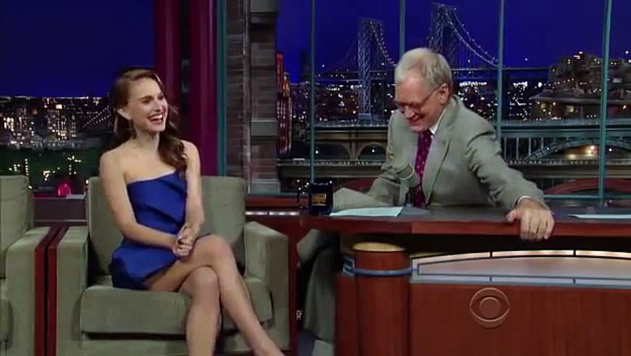Natalie Portman on The Late Show with David Letterman, 2009