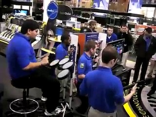 Best Buy Rock Band (Breaking the Guitar)