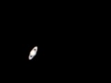 Saturn through a webcam, telescope Skywatcher N 114/900