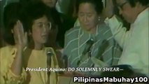 President CORAZON AQUINO: Inauguration as President of the Philippines | February 25, 1986