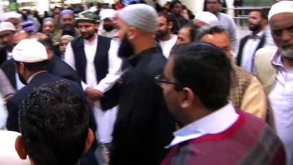 Arrival of pir syed ghulam nizamuddin jami sahib