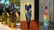 Picture Collection Of Home Decor Ideas With Diy Glass Bottle Art | Painted Diy  Bottle Collection