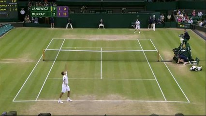 Jerzy Janowicz - Funny Moment At Wimbledon HD