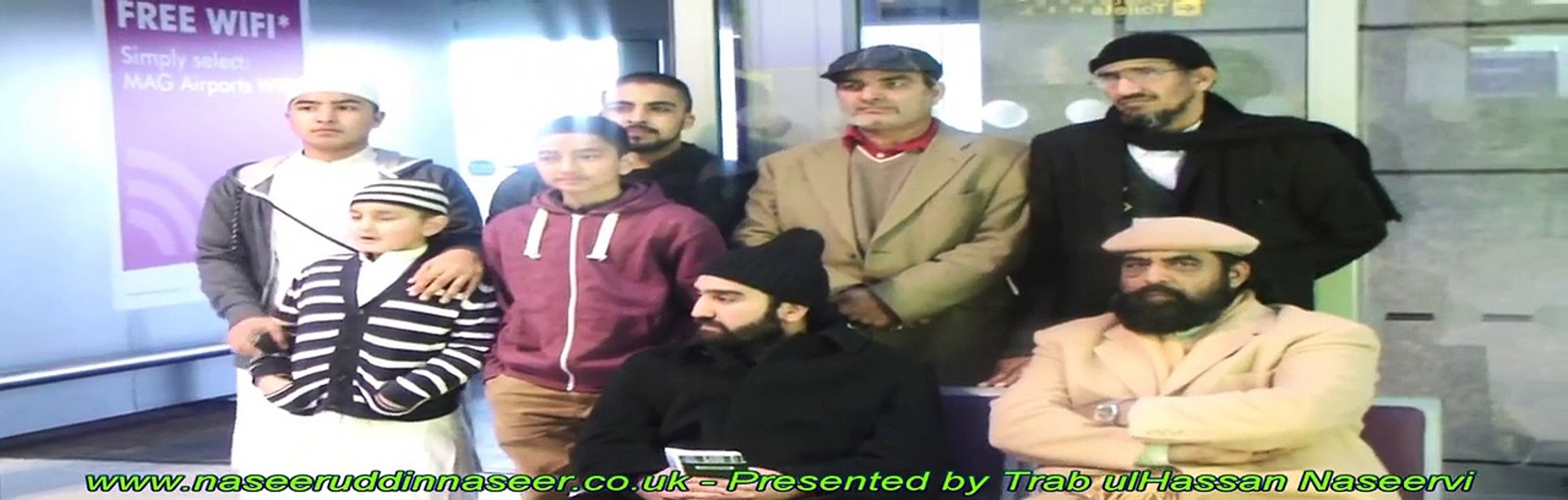 Departure - Pir Syed Ghulam Najamuddin Gilani Shah Sahib 04_11_2012 Manchester Airport