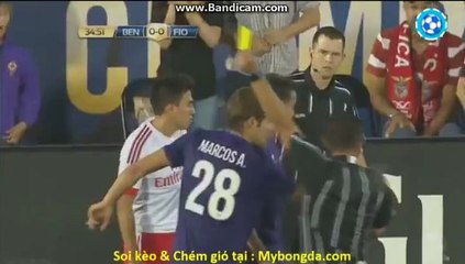 Almeida Gets injured Benfica 0-0 Fiorentina (Champions Cup North America) 25.07.2015 HD