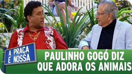 Paulinho Gogó fala sobre seu amor aos animais