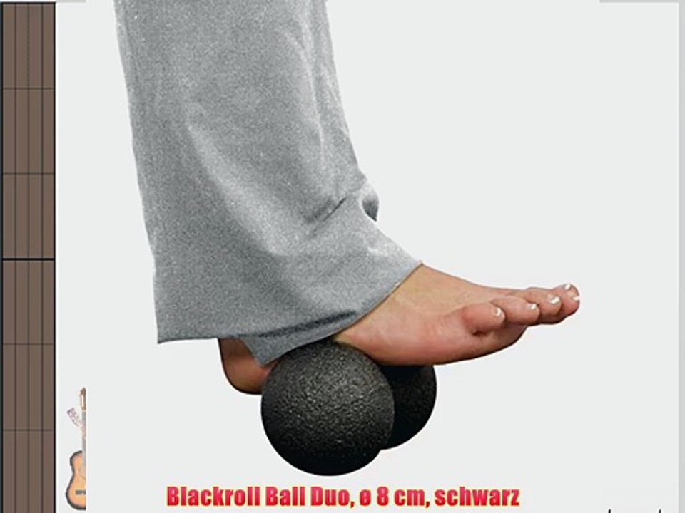 Blackroll Ball Duo ? 8 cm schwarz