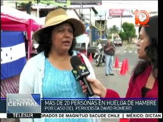 Indignación en Honduras por juicio contra periodista David Romero