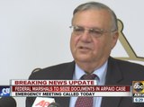 Federal Marshals to seize documents in Arpaio case