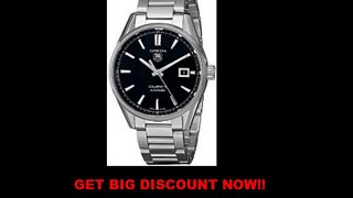 REVIEW TAG Heuer Men's WAR211A.BA0782 Carrera Analog Display Swiss Automatic Silver Watch