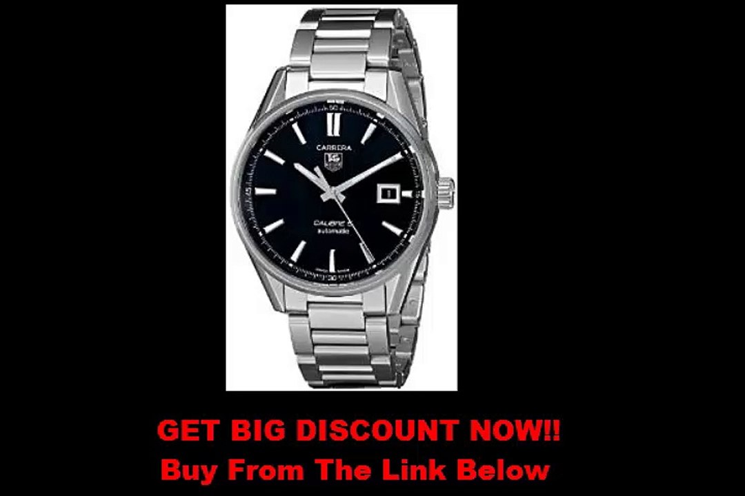 REVIEW TAG Heuer Men's WAR211A.BA0782 Carrera Analog Display Swiss Automatic Silver Watch