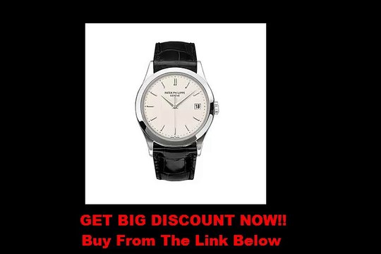 REVIEW Patek Philippe Calatrava Men's 18K White Gold Watch - 5296G-010