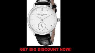 DISCOUNT Frederique Constant Men's FC710S4S6 Slim Line Analog Display Swiss Automatic Black Watch