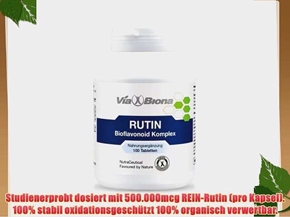 Rutin Bioflavonoid Komplex hochdosiert kapillaraktiv 100 vegetarische HighResorps?-Kapseln