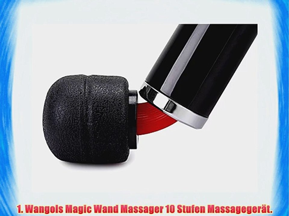 WANGOLS 10 Stufen Magic Wand Massageger?t massagestab vibratoren