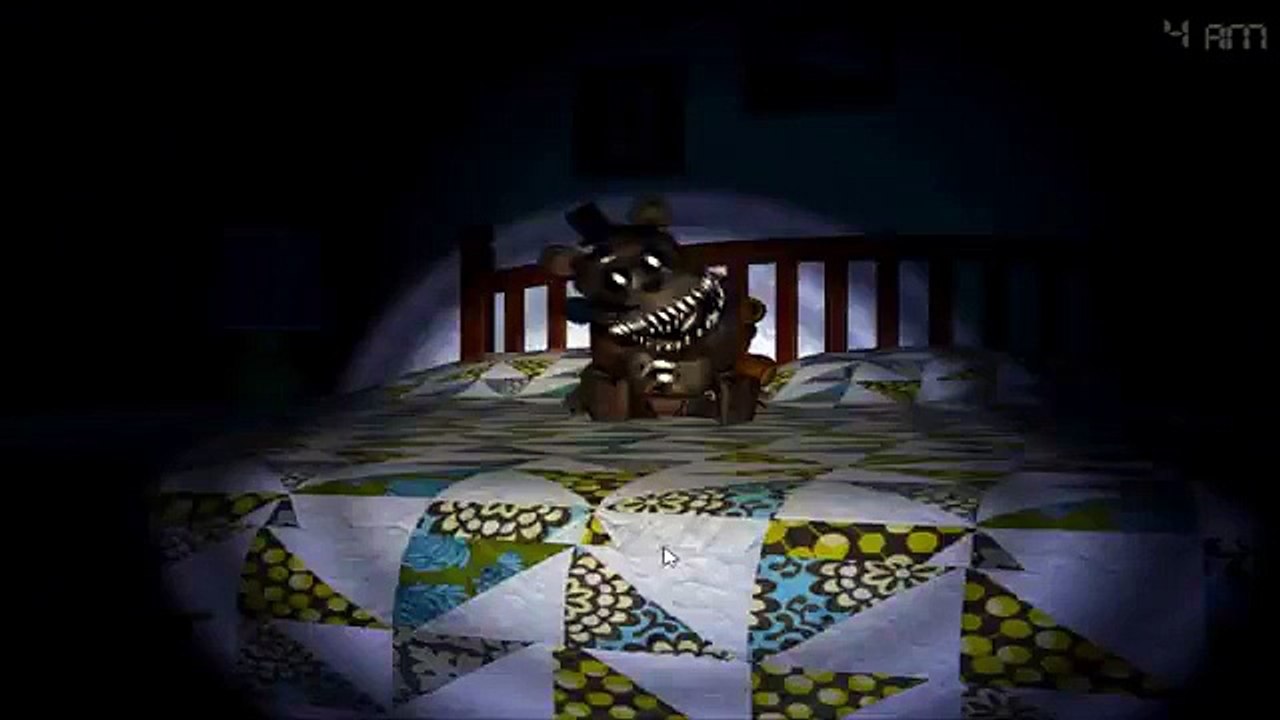 Five Nights at Freddy's 4 Nightmare CUPCAKE Jumpscare (FNAF 4) - video