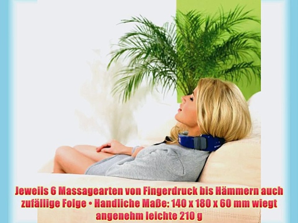 newgen medicals Elektro-Impuls-Massageger?t f?r die Nacken-Entspannung