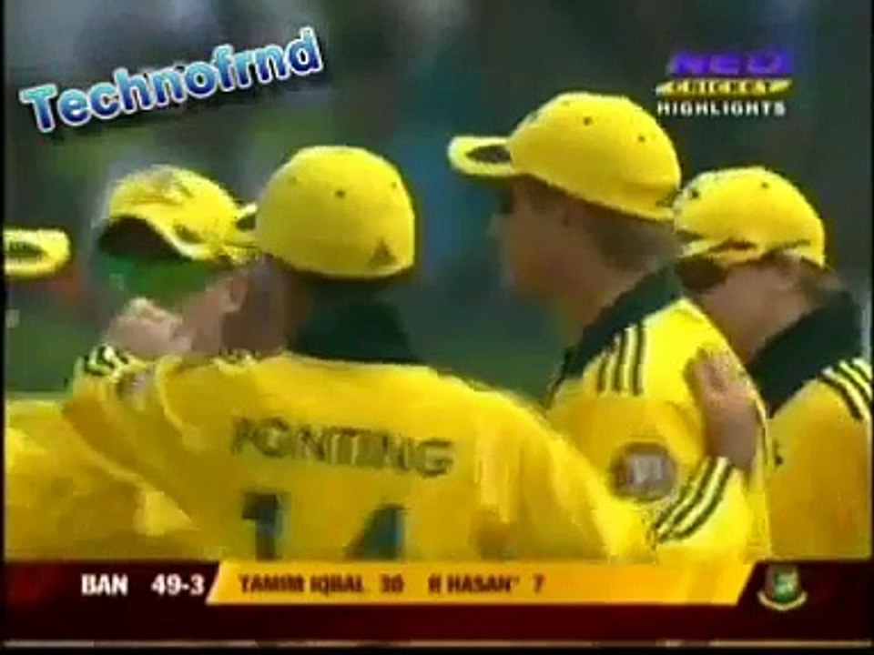 Bangladesh Vs Australia 1st ODI 9th April 2011(Bangladesh batting)