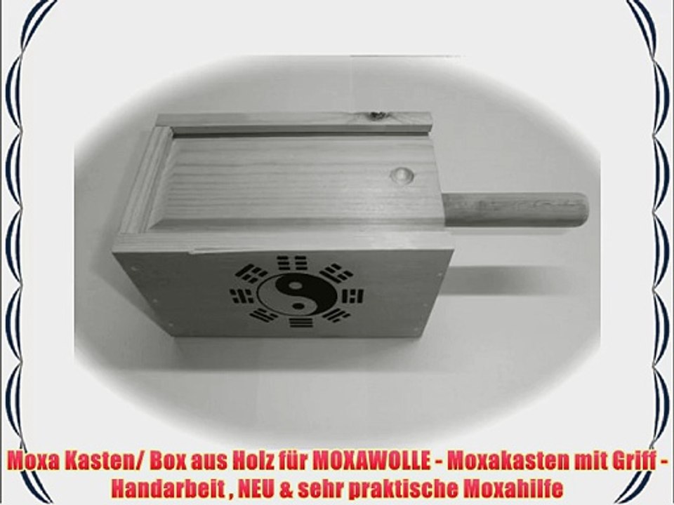 Moxa Kasten/ Box aus Holz f?r MOXAWOLLE - Moxakasten mit Griff - Handarbeit  NEU