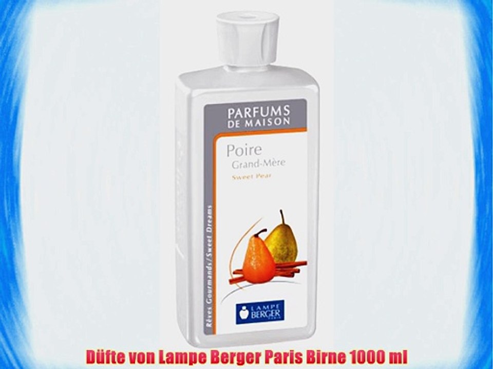 D?fte von Lampe Berger Paris Birne 1000 ml