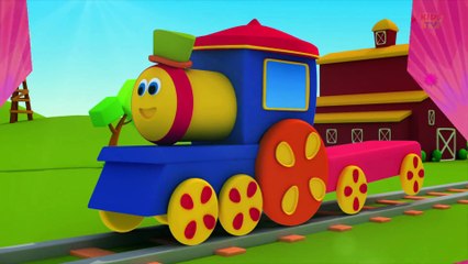 Bob, The Train - Went To The Farm   Old MacDonald   Animal Sound Song