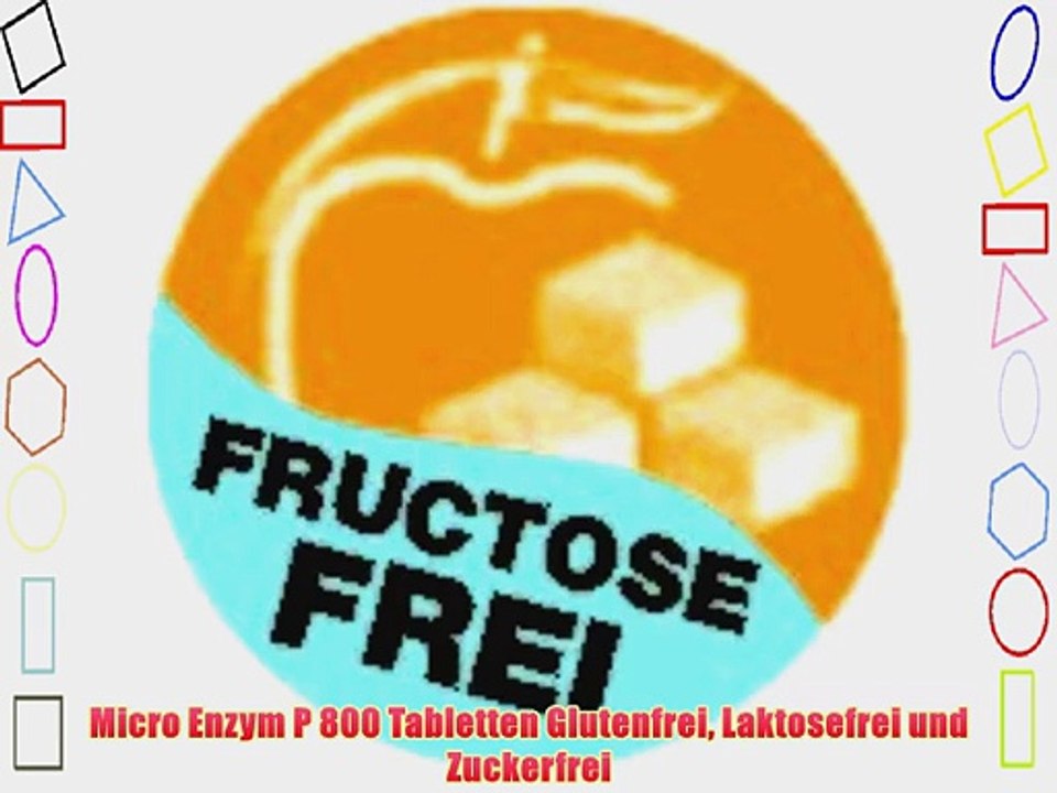 Micro Enzym P 800 Tabletten Glutenfrei Laktosefrei und Zuckerfrei