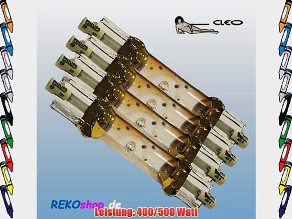 4 x Cleo HPA 400 S UV-Hochdruckstrahler