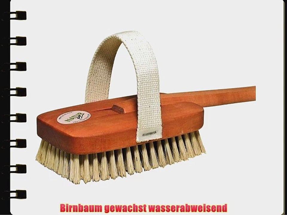 Badeb?rste Birnbaum kr?ftige Naturborste