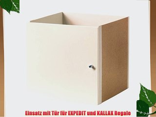 IKEA EXPEDIT Einsatz mit T?r wei? Zubeh?r f?r Regal