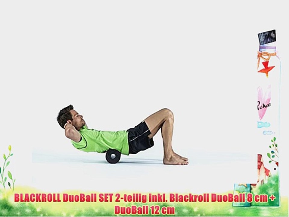 BLACKROLL DuoBall SET 2-teilig inkl. Blackroll DuoBall 8 cm   DuoBall 12 cm