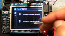 MP3 Player with scrolling menu on ARM® Cortex™-M3 (Beatstream 2.0)