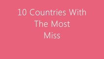 10 Countries With The Most Miss World Winners
