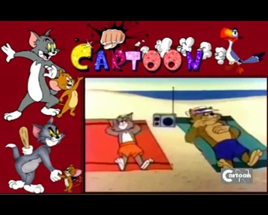 Tom and Jerry Funny Beach Eposide - Tom and Jerry Cartoon Beach Bully Bingo