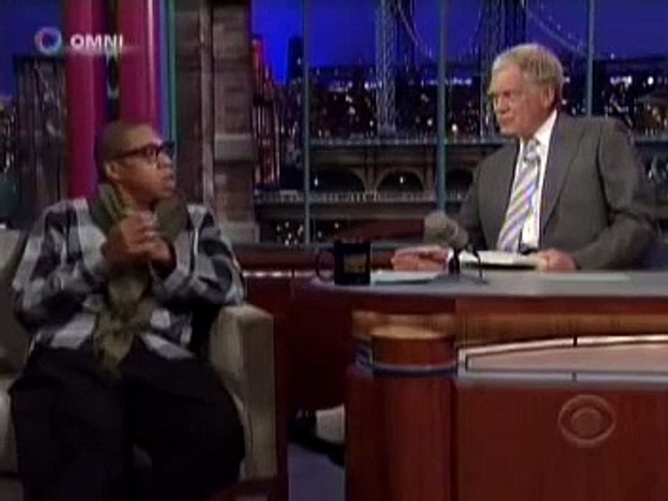 Jay-Z on Letterman ~ November 16, 2010