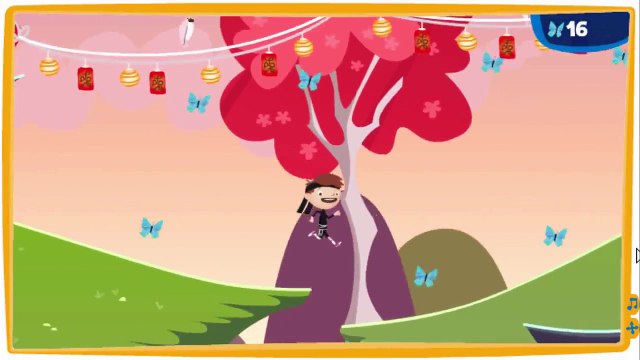 Justin Time Butterfly Chase Animation Sprout PBS Kids Game Play Walkthrough