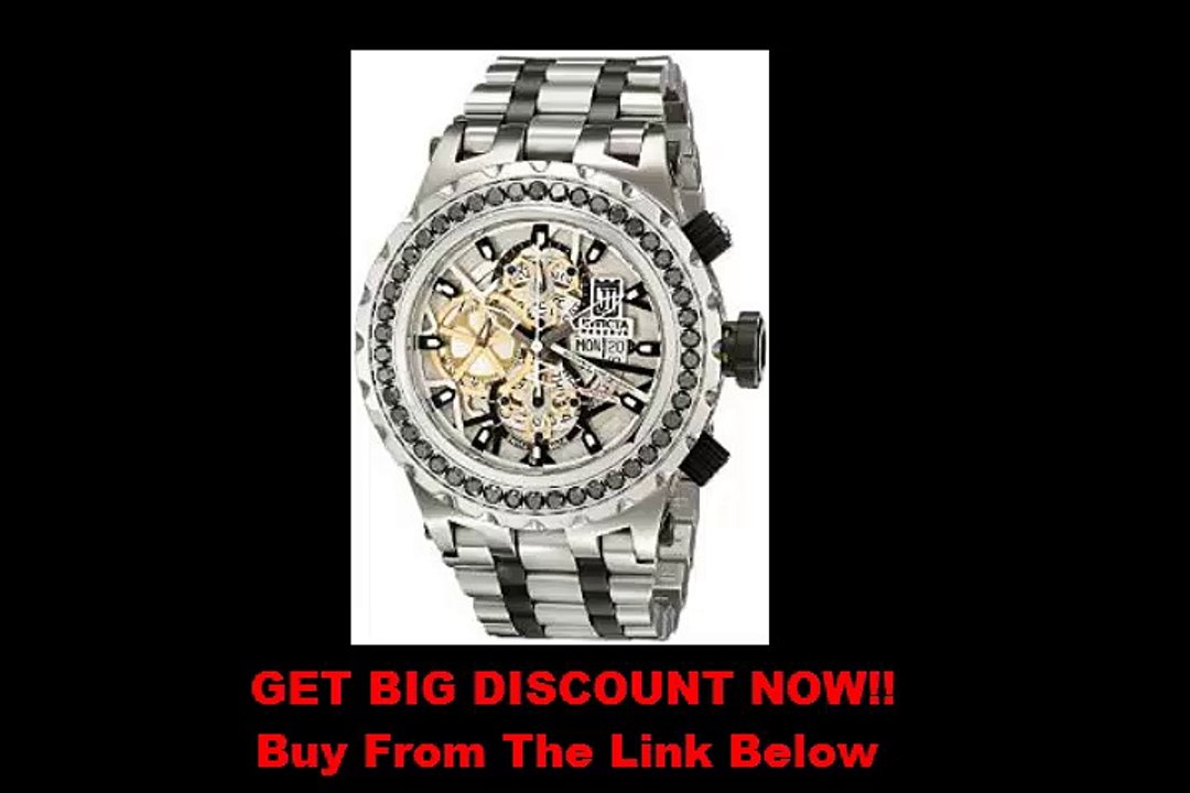 SPECIAL PRICE Invicta Men's 15495BWB Jason Taylor Analog Display Swiss Automatic Two Tone Watch