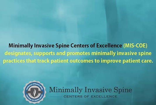 Introduction Of Minimally Invasive Spine Centers of Excellence