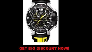 SALE Tissot T048.417.27.202.01 T Race Moto GP Chronograph Black & Yellow Strap Mens Watch