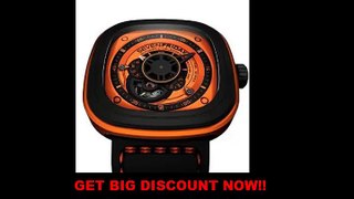 DISCOUNT Sevenfriday Industrial Essence Orange Dial Automatic Mens Watch P1-3