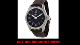 PREVIEW Oris Big Crown Black Dial Brown Leather Mens Watch 745-7688-4064LS