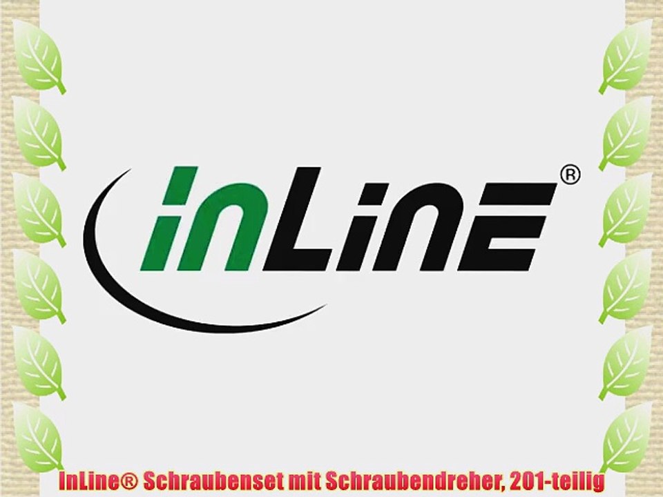 InLine? Schraubenset mit Schraubendreher 201-teilig