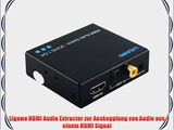 Ligawo ? HDMI Audio Extractor - HDMI zu 2.0/ 5.1 - Toslink SPDIF / Coax / Klinke