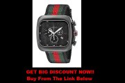 REVIEW Gucci Men's YA131202 Coupe Black Swiss Automatic Nylon Strap Watch