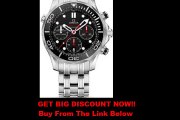 FOR SALE Omega Seamaster Automatic Chronograph Black Dial Stainless Steel Mens Watch 21230445001001