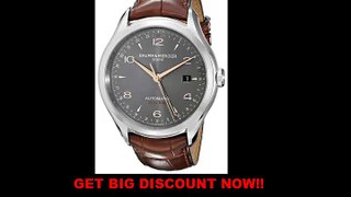 REVIEW Baume & Mercier Men's BMMOA10111 Clifton Analog Display Swiss Automatic Brown Watch