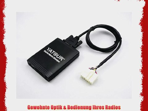 USB SD AUX MP3 Adapter f?r TOYOTA: Avensis T22 98-03 Celica 98-03 Corolla 110/120 bis 03 Landcruiser