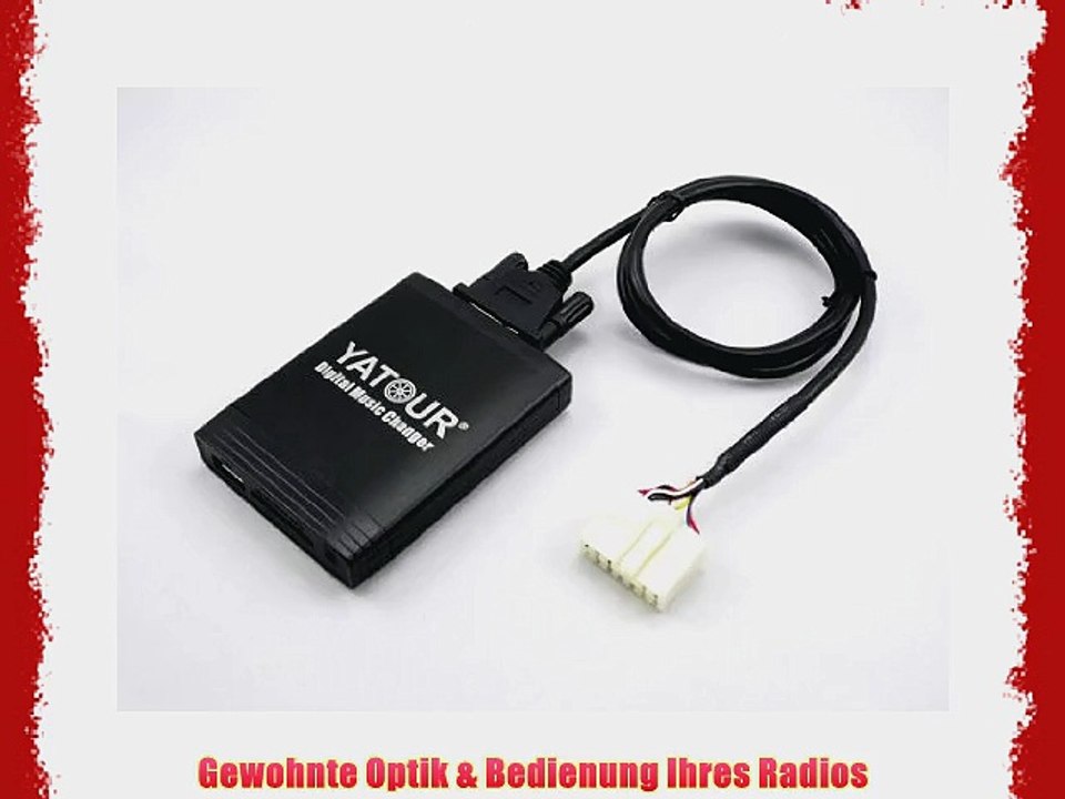 USB SD AUX MP3 Adapter f?r TOYOTA: Avensis T22 98-03 Celica 98-03 Corolla 110/120 bis 03 Landcruiser