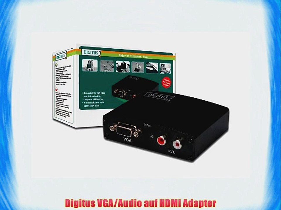 Digitus VGA/Audio auf HDMI Adapter