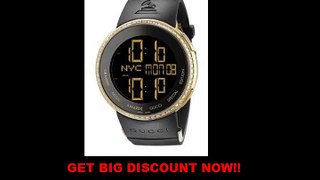 SPECIAL PRICE Gucci Men's YA114217 I-Gucci Digital GRAMMY Special Edition Black Watch