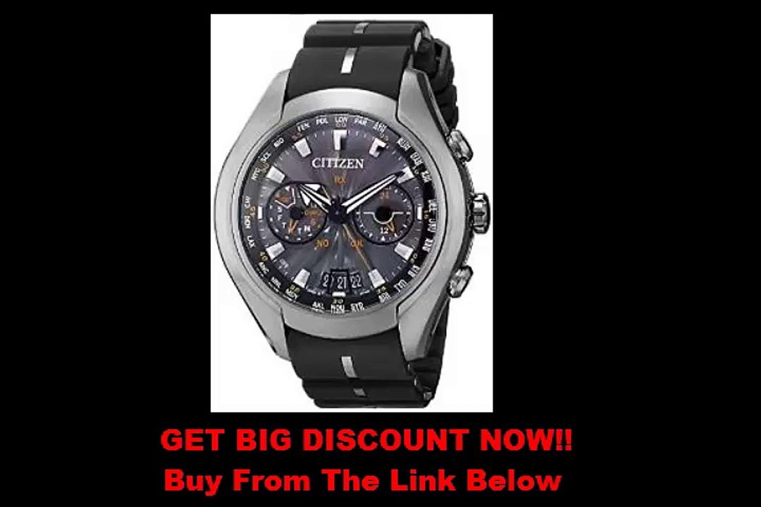 FOR SALE Citizen Men's CC1076-02E Satellite Wave Air Eco-Drive Polyurethane Strap Watch